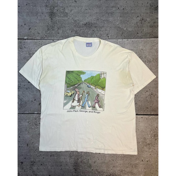 "John Paul, George, And Ringo" Tee (XXL) - 1990s - Picture 1 of 4